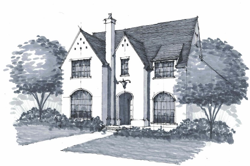 This home by LRO Residential is underway at 3812 Bryn Mawr in the “Fairway” of University...