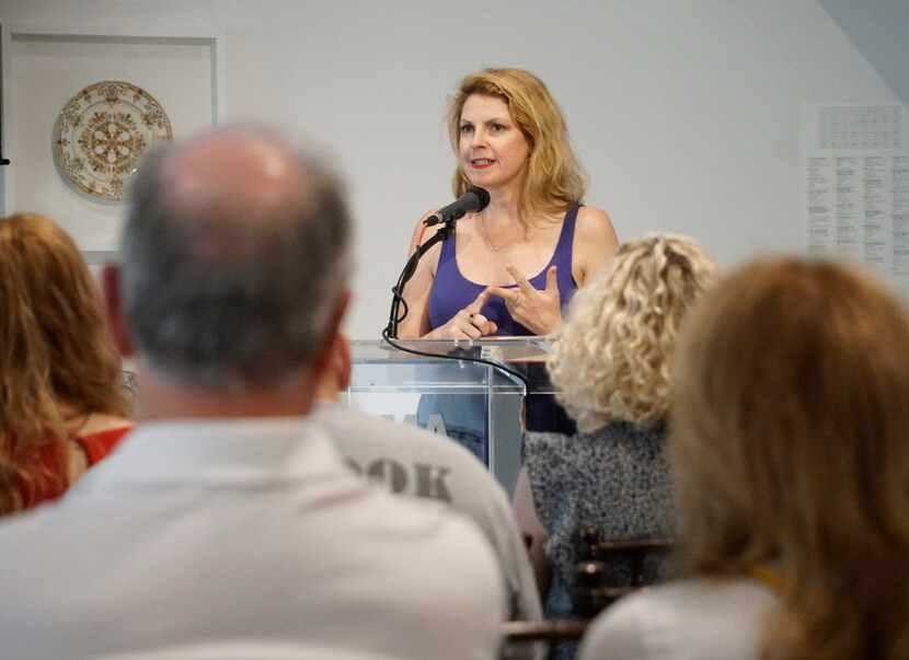 D-Day Girls author Sarah Rose speaks as part of The Inspired City session during the Dallas...