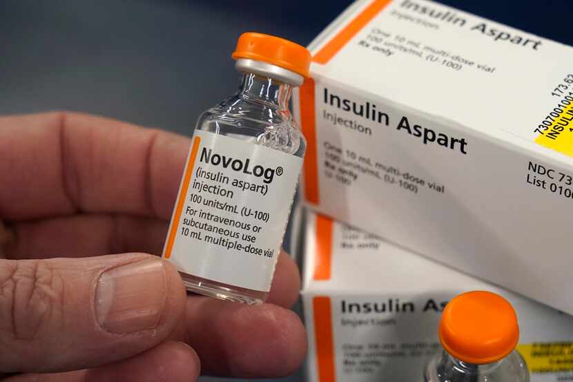 FILE - Insulin is displayed at Pucci's Pharmacy in Sacramento, Calif., July 8, 2022. The...