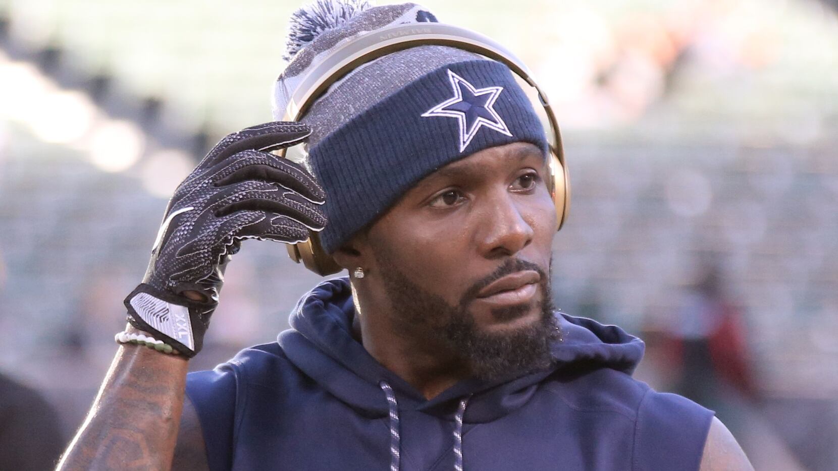 Dallas Cowboys wide receiver Dez Bryant (88) is pictured during warmups before the Dallas...