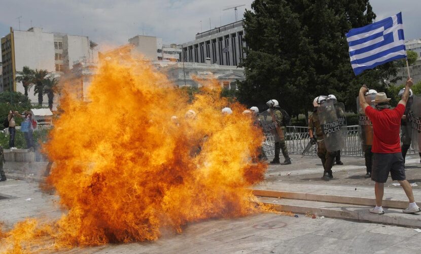 
Creditors’ insistence on Greek austerity during the debt crisis led to violence outside...