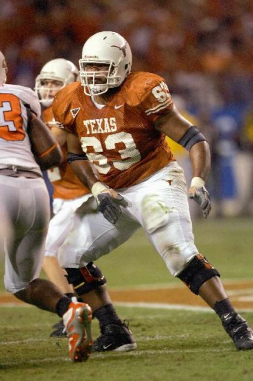 Guard: Justin Blalock, Texas (32% of the vote) / Career accomplishments: 2006 consensus...