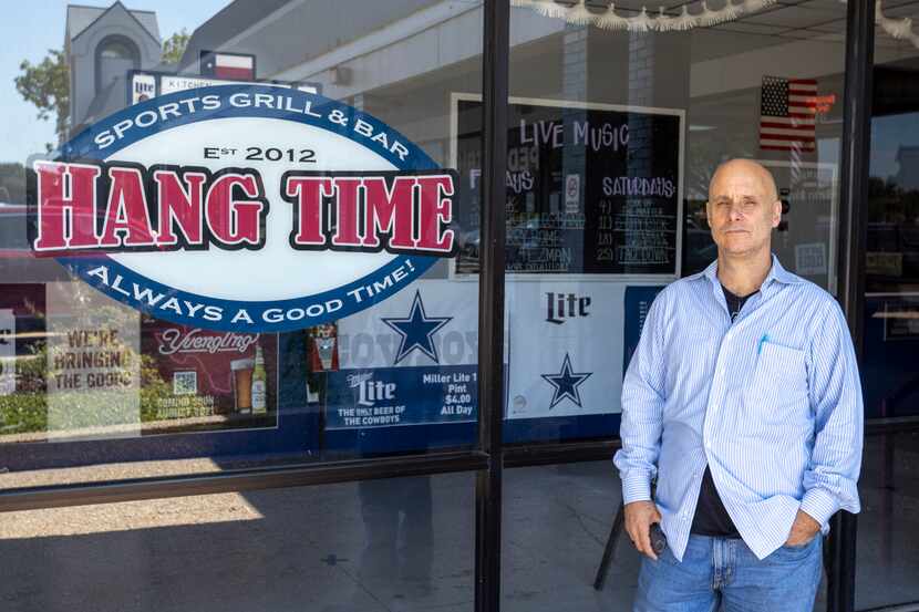 Hang Time Sports Grill & Bar owner Tom Blackmer says he has received threatening phone calls...