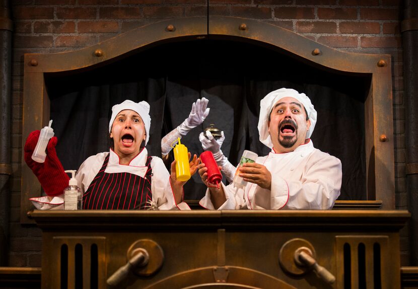  David Lozano and Frida Espinosa Muller in  Gog and Magog: Two Clowns Trapped in Hell,  a...