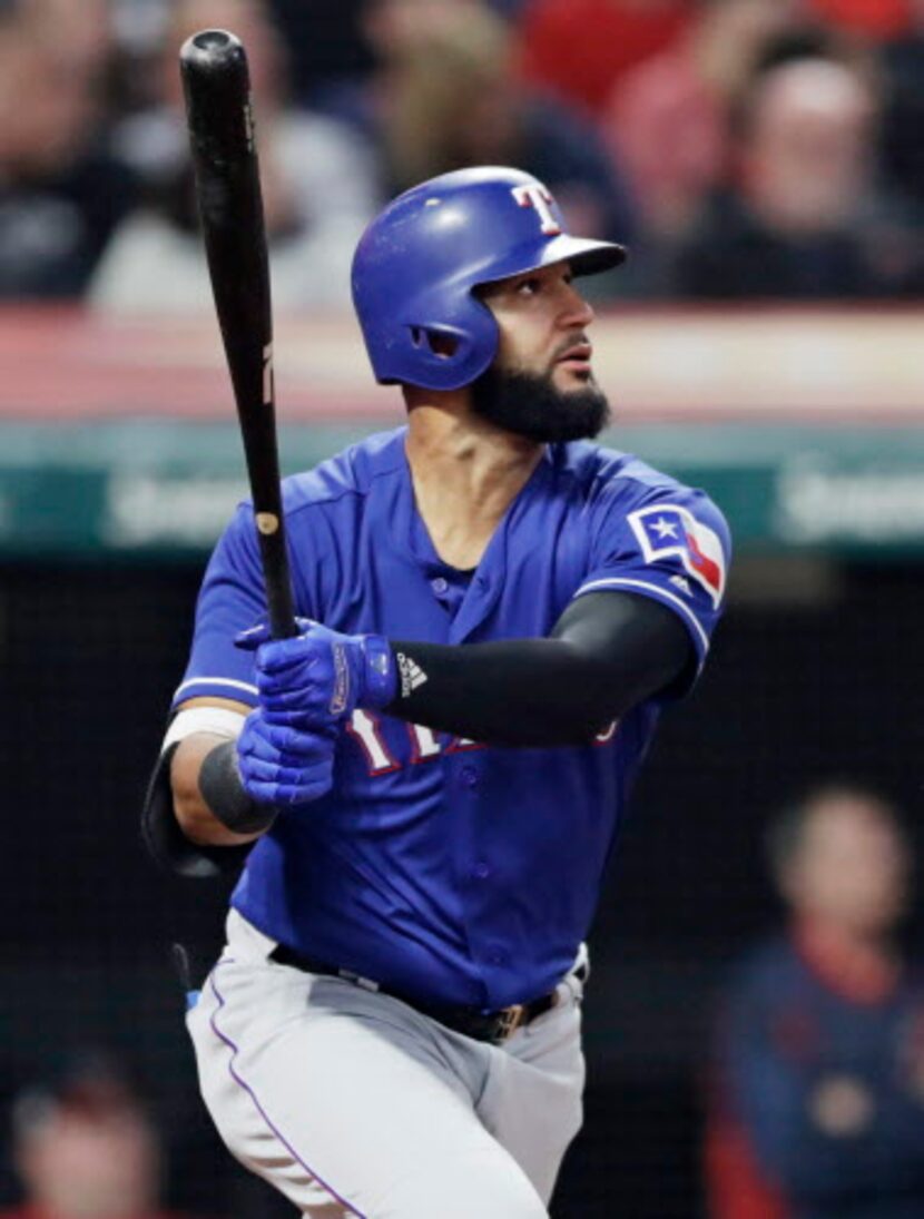 Nomar Mazara. (AP Photo/Tony Dejak)