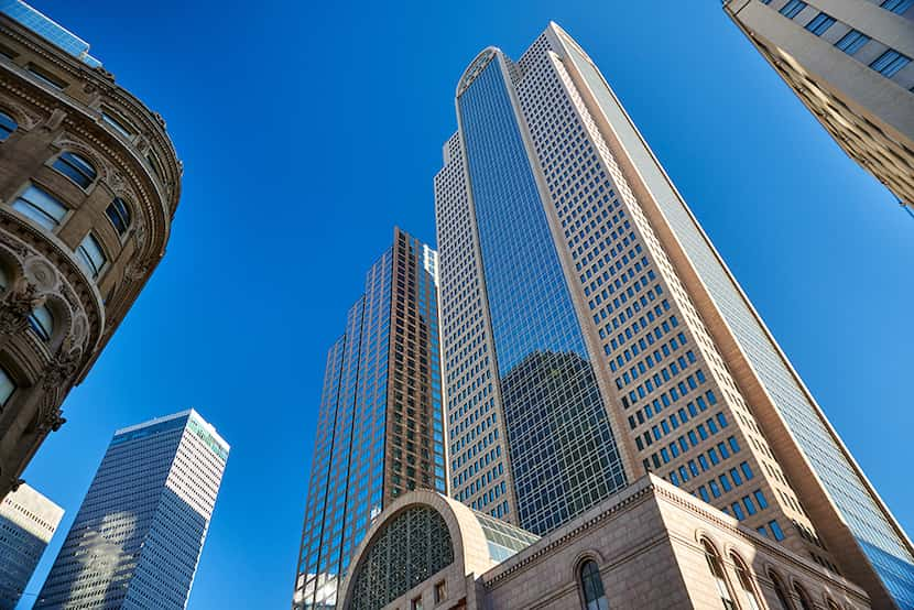 Comerica Bank Tower was one of the last Dallas skyscrapers built in the 1980s.