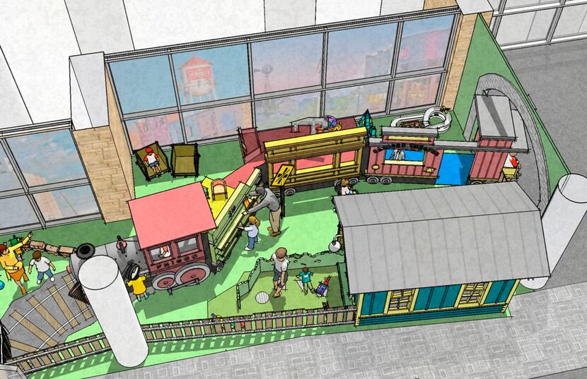  This rendering shows the new space coming to the Frisco Public Library called the Ready to...