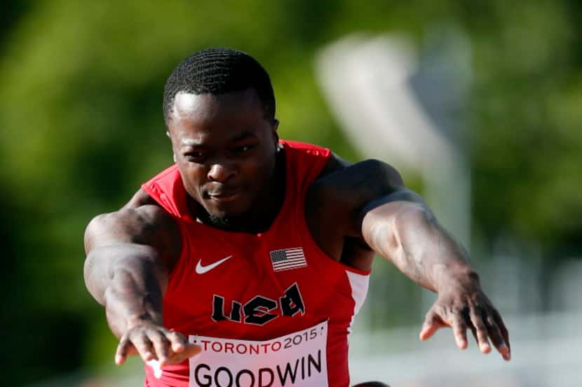 Jul 22, 2015; Toronto, Ontario, CAN; Marquise Goodwin of the United States in the men's...