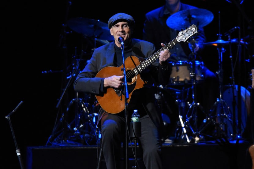 James Taylor performs in New York. 
