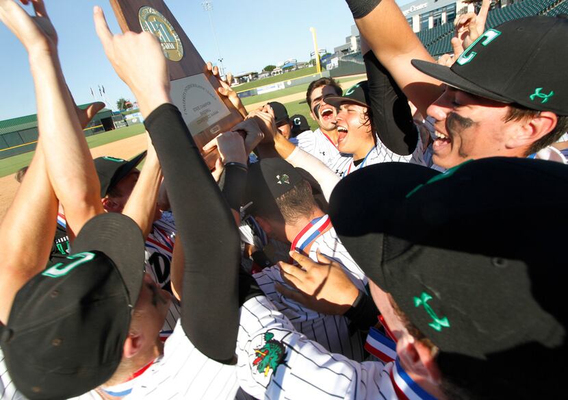 Euphoria filled the air as Southlake Carroll players hoisted the Class 6A championship...
