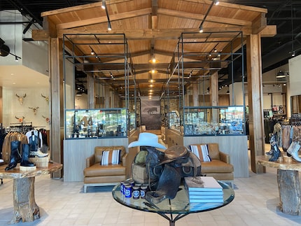 Interior of the new Pinto Ranch store in the Preston Oaks shopping center on the southeast...