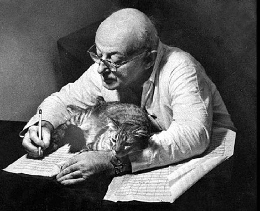 A 1962 file photo from The New York Times of composer Henry Cowell, known as a kindly...