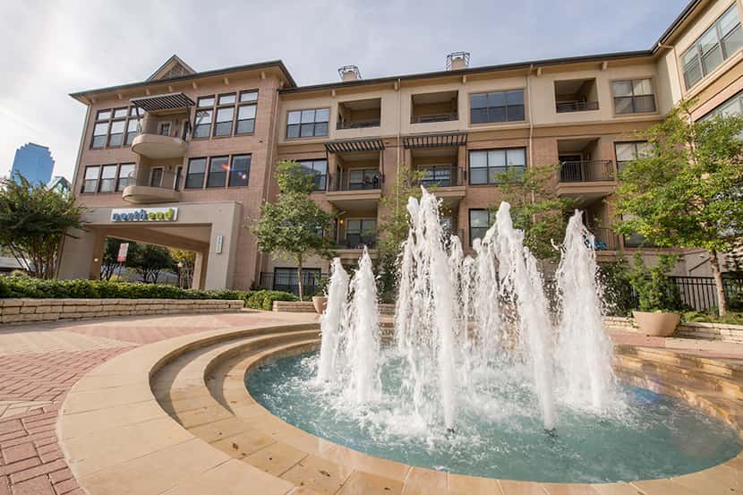 The North End Apartments, just a block north of downtown Dallas on Field Street, are being...
