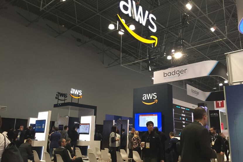 Amazon Web Services had a booth at the National Retail Federation's annual trade show in New...