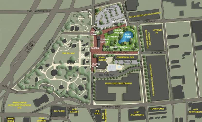 The possible next phase of Dallas Heritage Village as presented to the Dallas Park and...