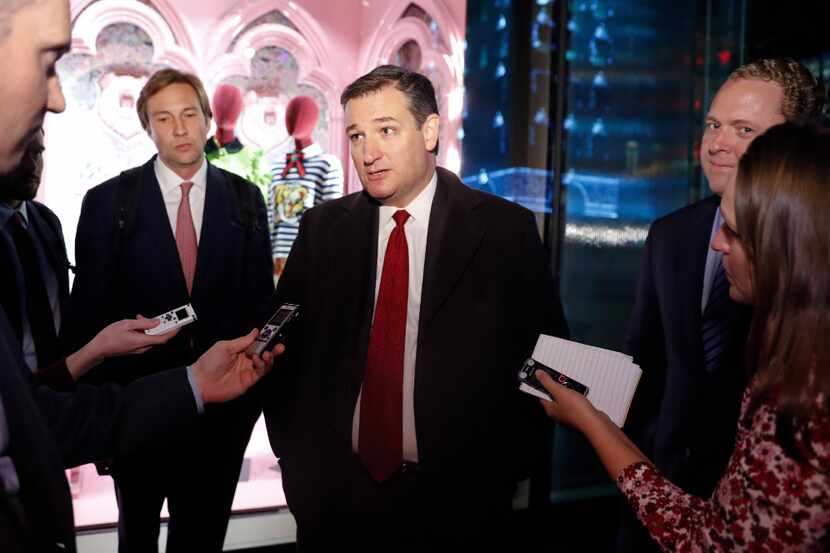 Sen. Ted Cruz, R-Texas, visited Trump Tower last week to meet with President-elect Donald...