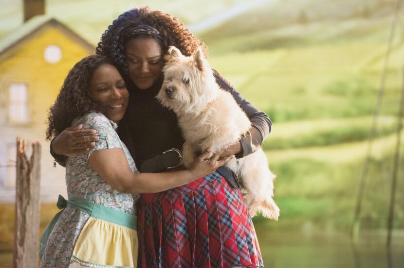 Stephanie Mills as Auntie Em, left, and Shanice Williams as Dorothy in "The Wiz Live!" 