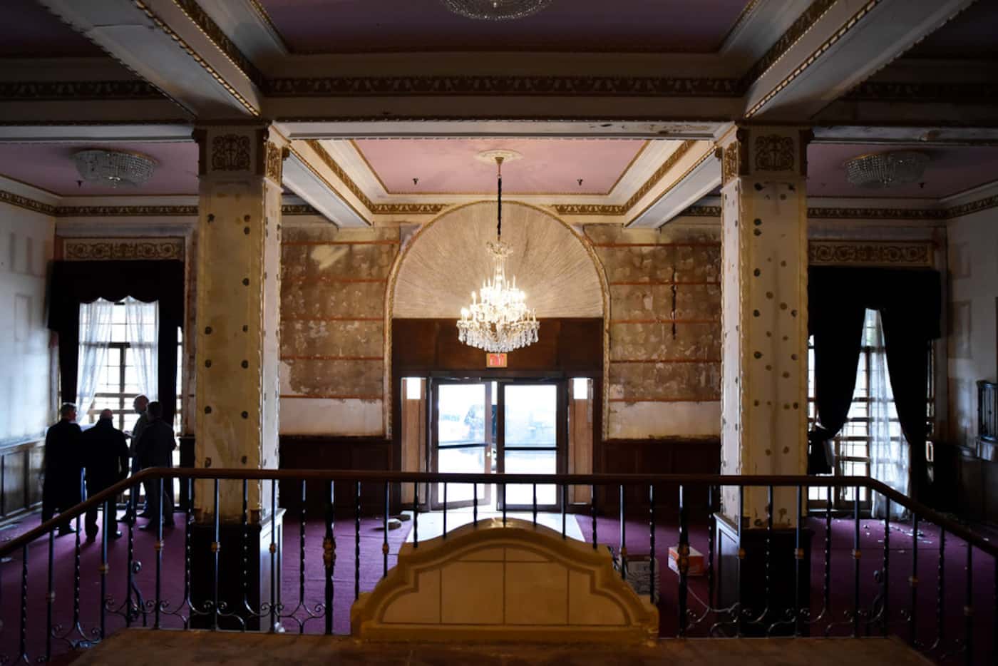 The main lobby of the Ambassador as it looked last week