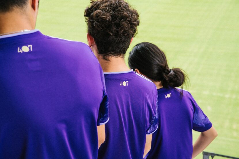 The 2019 MLS All-Star Game Jersey back detail showing the 407 of Orlando.