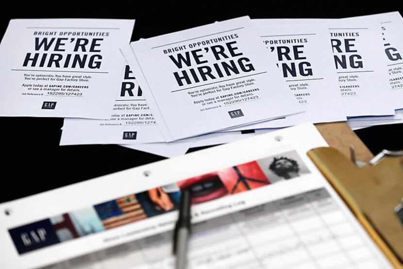 Hourly wages were up 13 percent in April over March, as companies competed for workers and...
