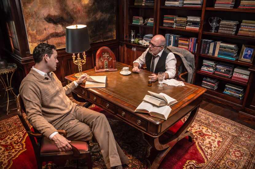 
John-Michael Marrs (left) as C.S. Lewis and Michael Corolla as Sigmund Freud in Freud’s...