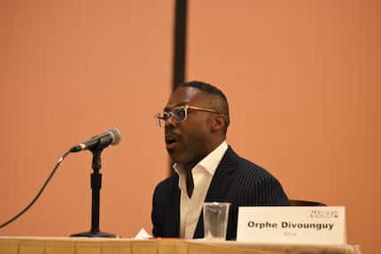 Orphe Divounguy, a senior economist for Zillow, speaks at the National Association of Real...