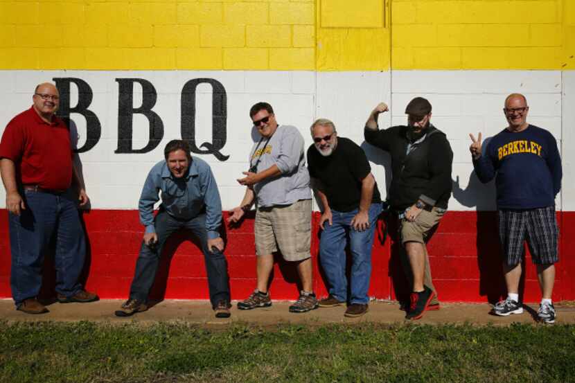 The Texas BBQ Posse's Favorites Tour makes a stop at a Johnson's BBQ & Car Wash in Midway,...