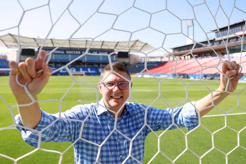 Vice President of the Toyota Stadium Complex, Tom Jones, poses for a portrait on Tuesday,...