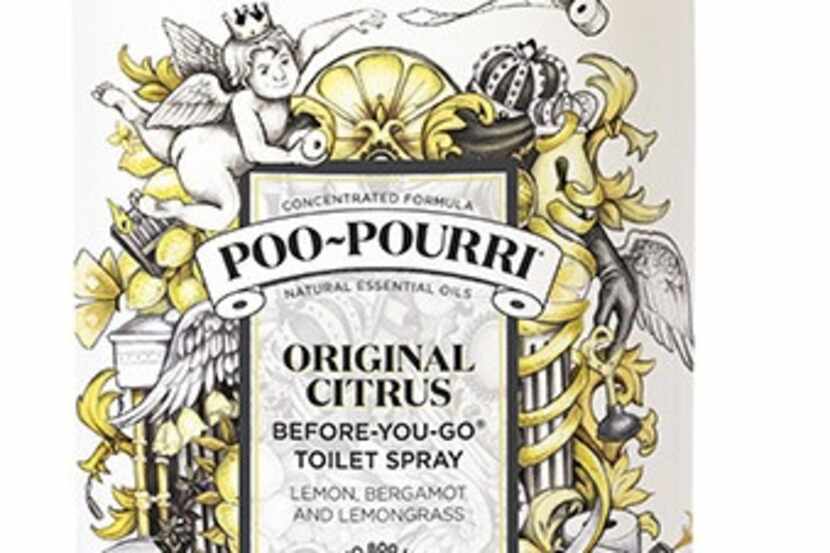  A bottle of Poo-Pourri spray (Poo-Pourri.com)