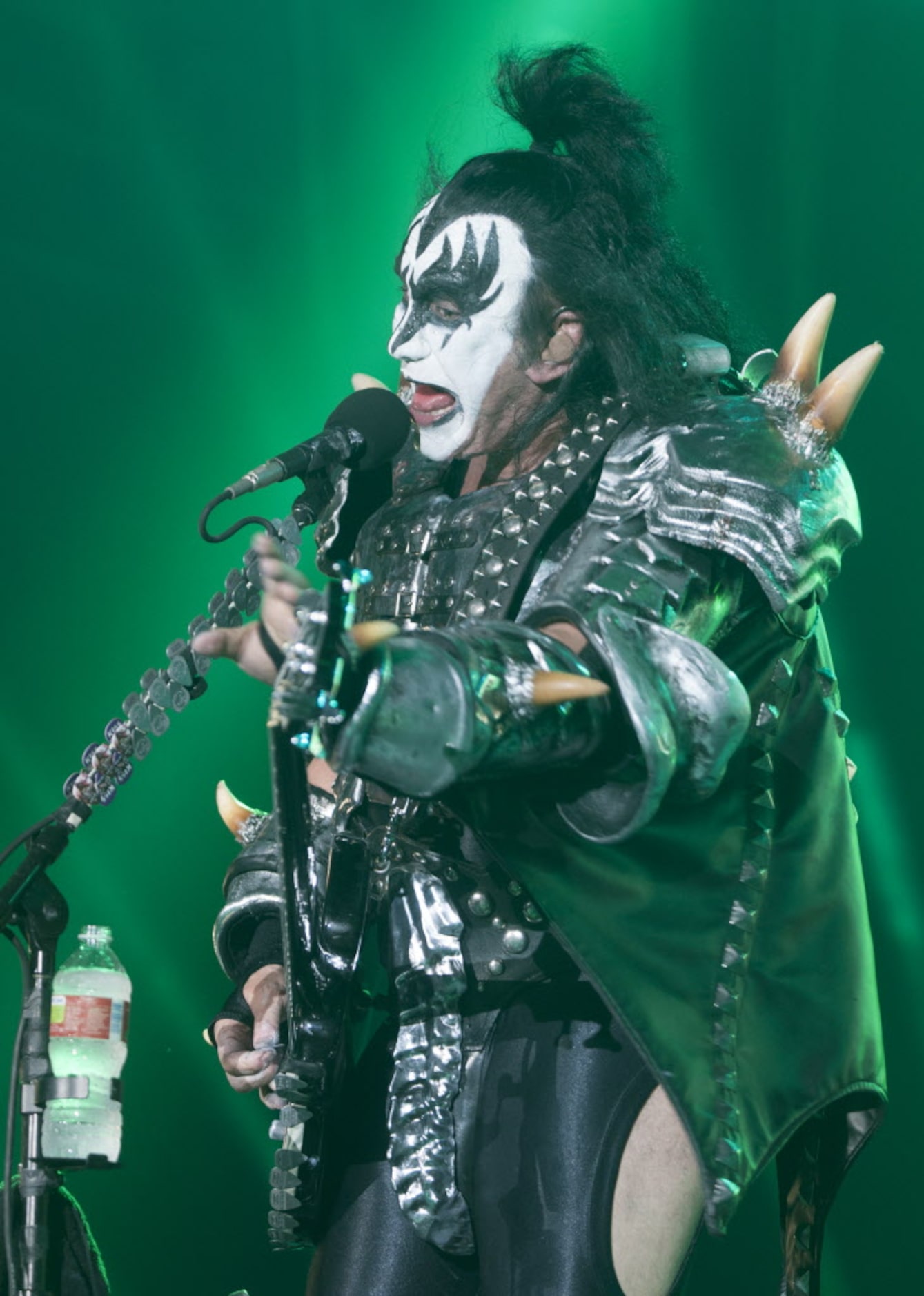 You know this slideshow wouldn't be complete without Gene Simmons. Kiss rocked out at Gexa...