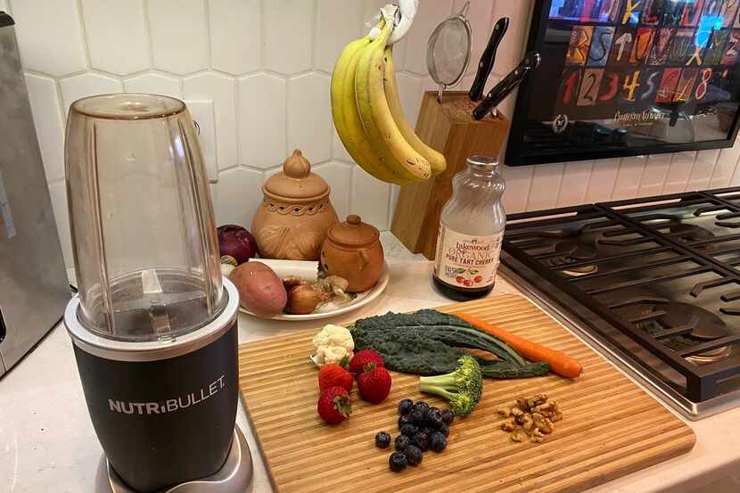 The NutriBullet can turn fruits, vegetables and nuts into a delicious and nutritious snack.