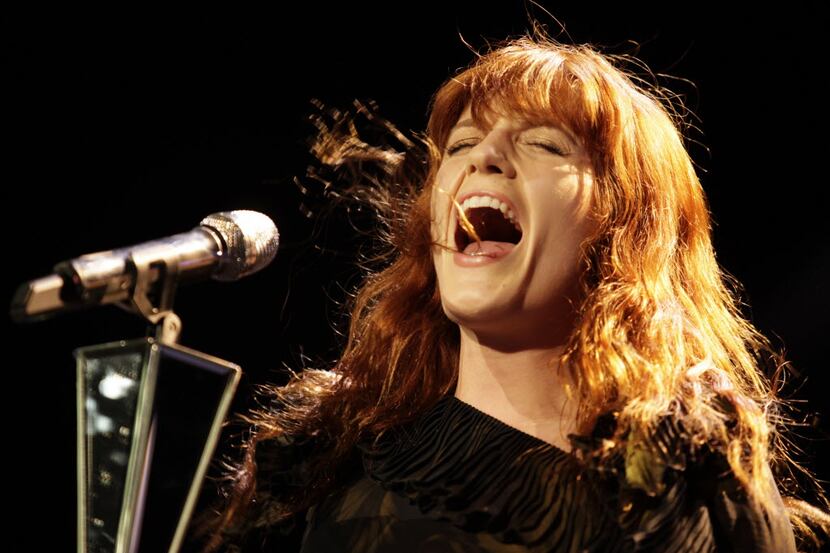 Florence + the Machine performs at Gexa Energy Pavillion Pub in Dallas, TX, on Sep. 30, 2012. 