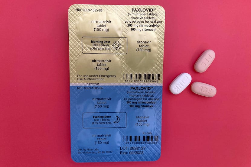 FILE - The anti-viral drug Paxlovid is displayed in New York, Monday, Aug. 1, 2022. Pfizer...