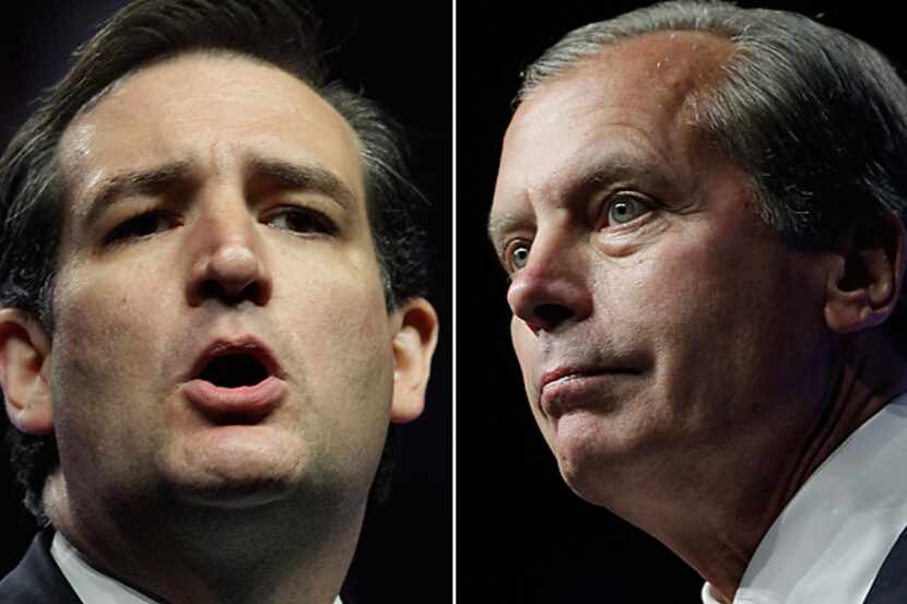 Both Ted Cruz (left) and David Dewhurst are having a hard time mustering support from Texans...
