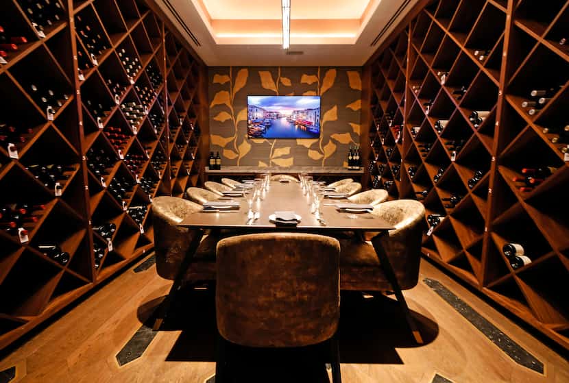 A wine room that seats 10 people is available to rent at Bob's Steak and Chop House for...