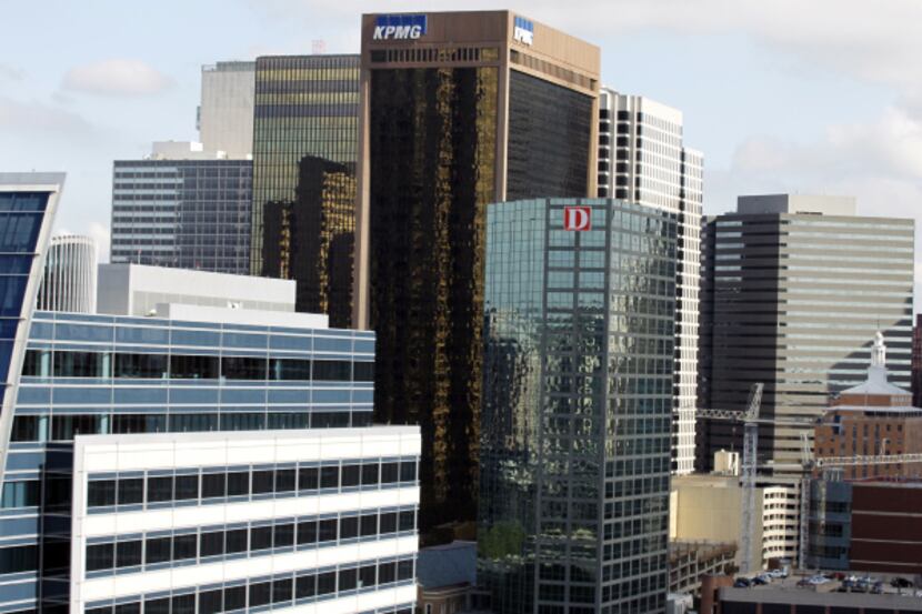 Lenders are seeking to take control of the 34-story, gold glass KPMG Centre tower in...