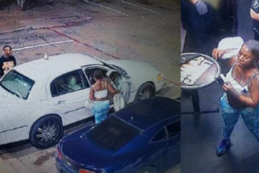 Dallas police are trying to find two people who are suspected of shooting a man Thursday in...