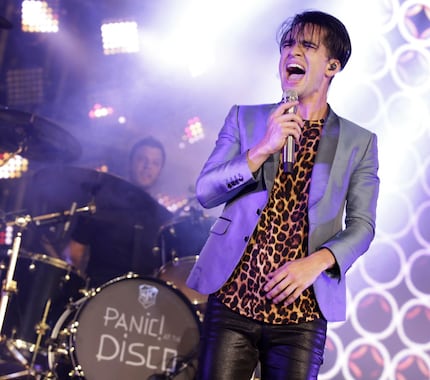 Panic At The Disco performs at Gexa Energy Pavillion in Dallas, TX, on Jul. 15, 2016.