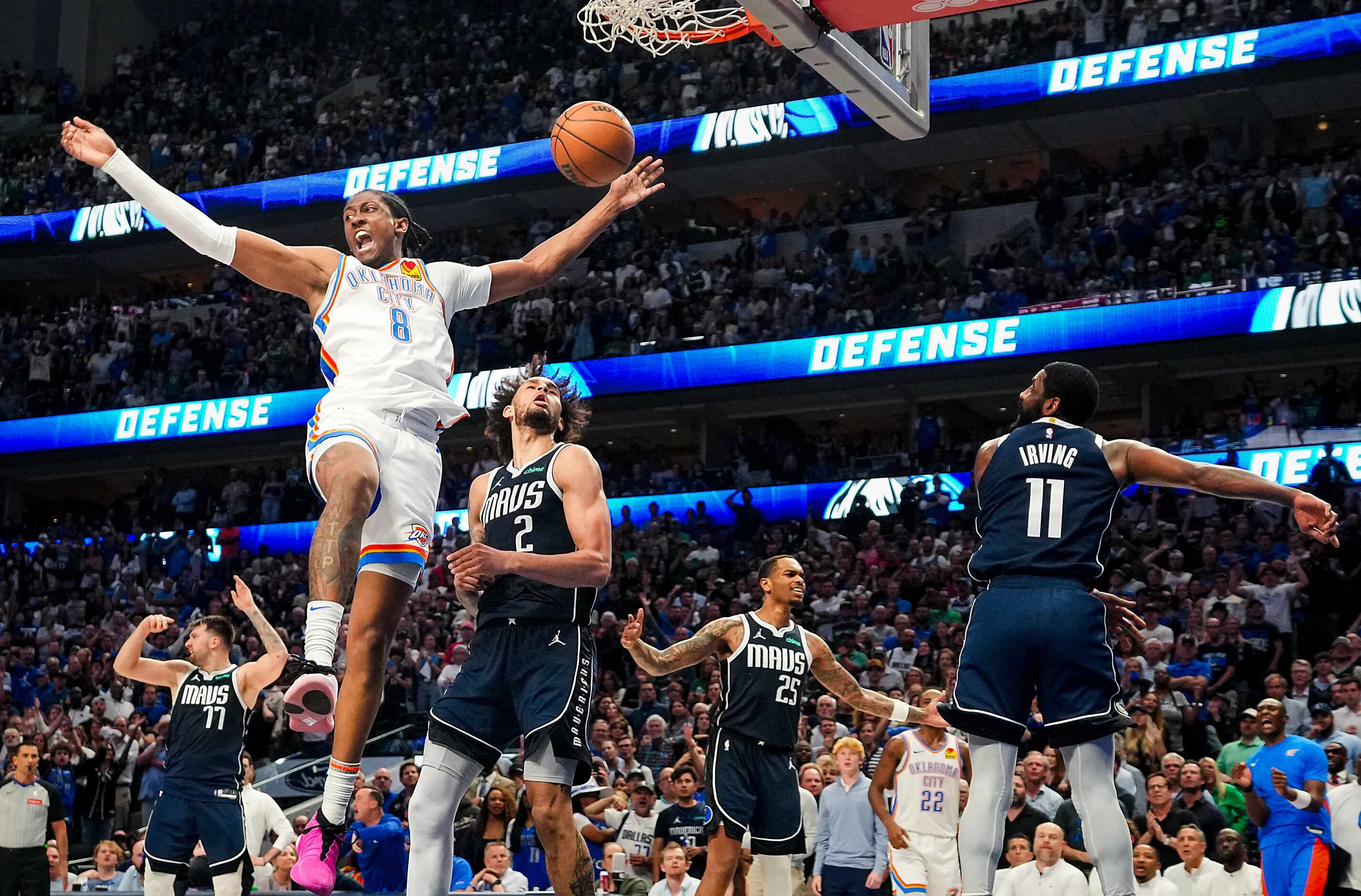 Photos: Mavericks falter late, lose Game 4 to OKC Thunder in Dallas