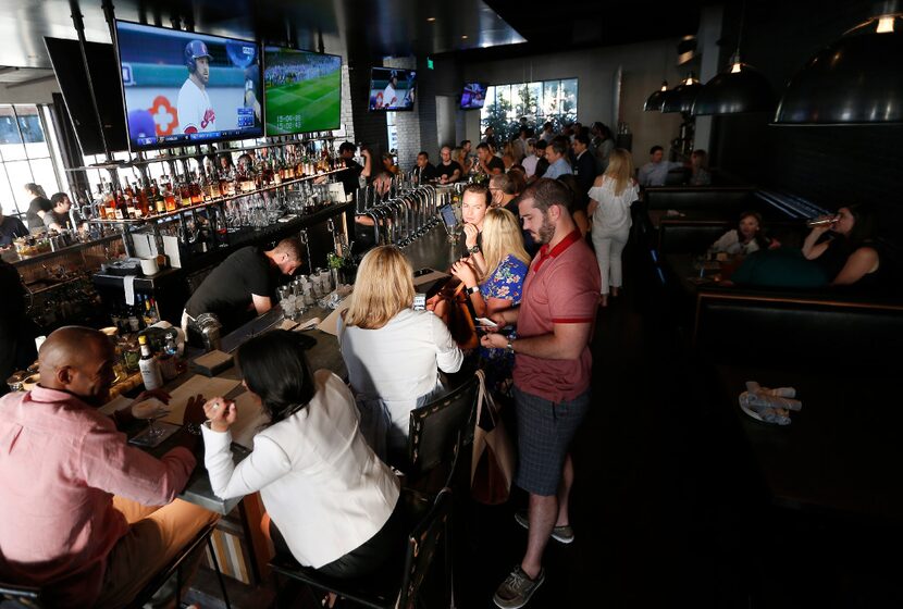 Wheelhouse feels more like a sleek sports bar than a gastropub. (Jae S. Lee/The Dallas...