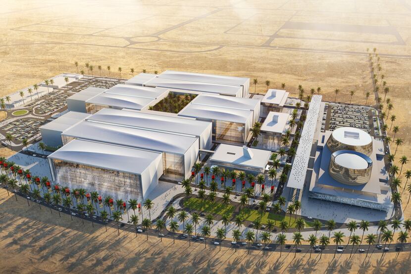 A 10-million-square-foot wholesale market under construction in Dubai, U.A.E., will be...