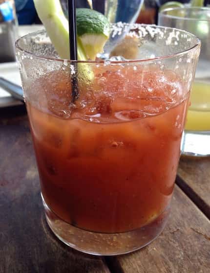 The big draw at Nick & Sam's Grill: Bloody Marys and brunch.