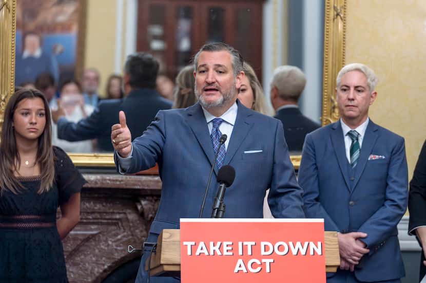U.S. Sen. Ted Cruz, R-Texas, spoke about a bill to help protect victims of deepfakes at the...