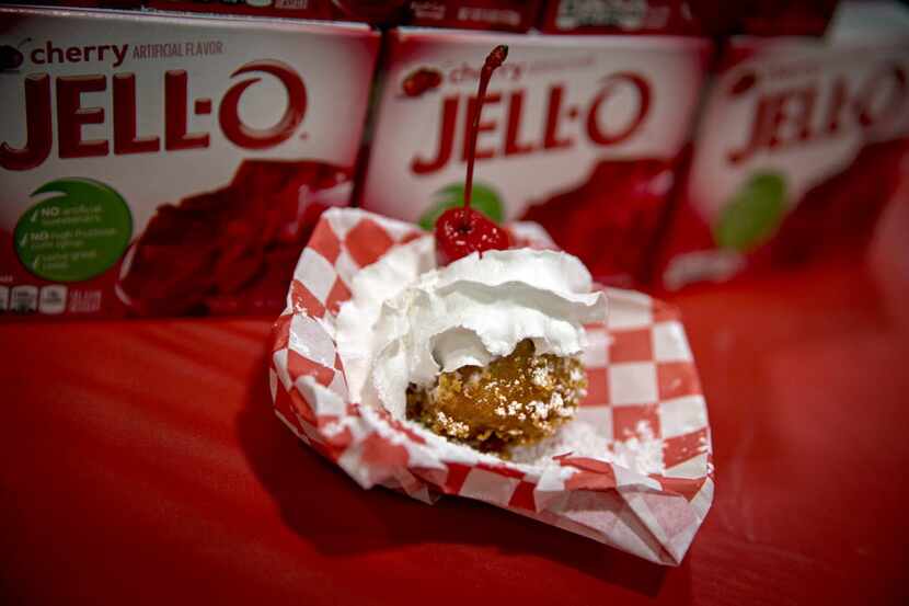 Fried Jell-O, which won "Best Taste" during the 2016 Big Tex Choice Awards Sunday, August...