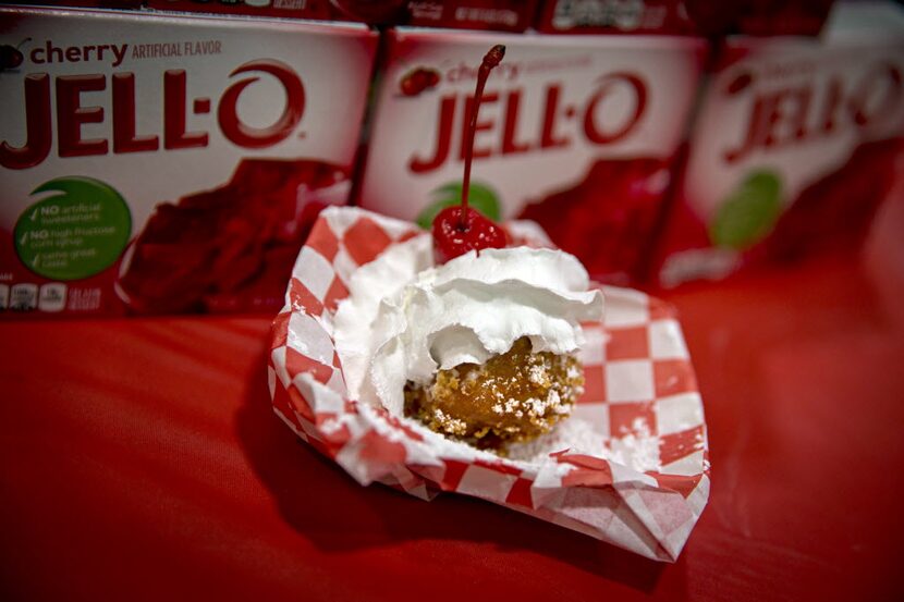 Fried Jell-O, which won "Best Taste" during the 2016 Big Tex Choice Awards Sunday, August...