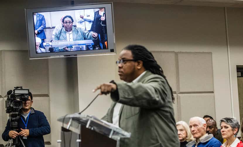 Walter "Changa" Higgins comments on recommendations for the Citizens Police Review Board  at...