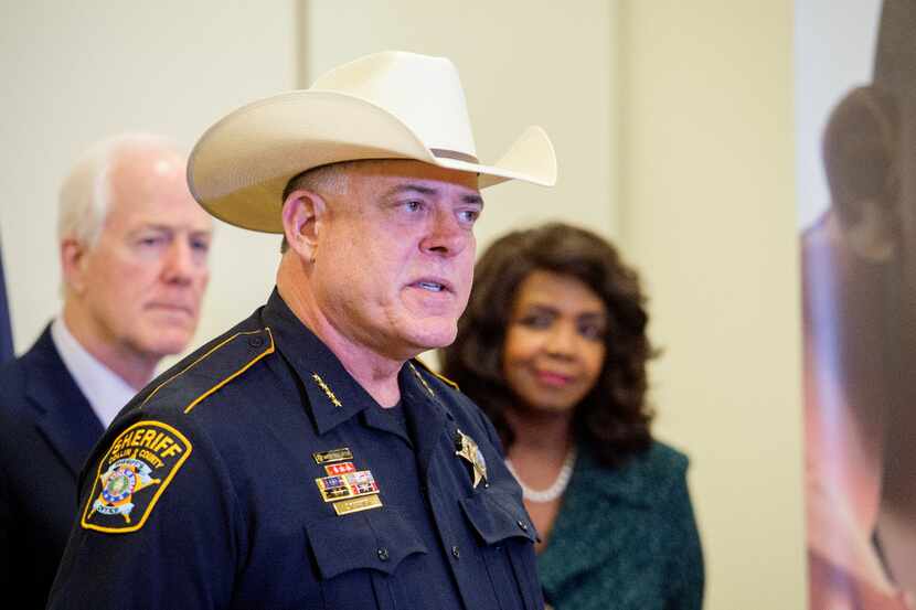Collin County Sheriff Jim Skinner spoke to the media last August about the Internet Crimes...