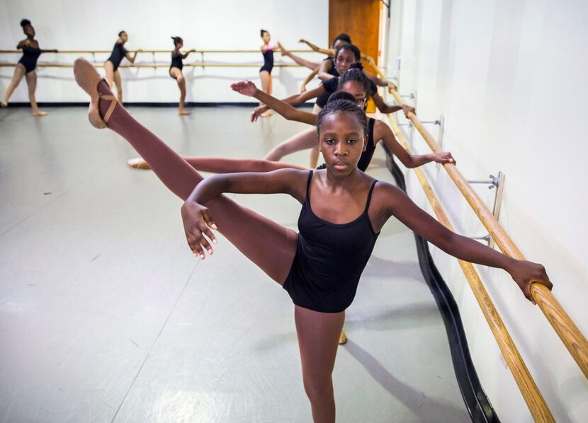 
Fausta Twizerimana, 12, who began dance classes when she was 8 after coming to Dallas from...