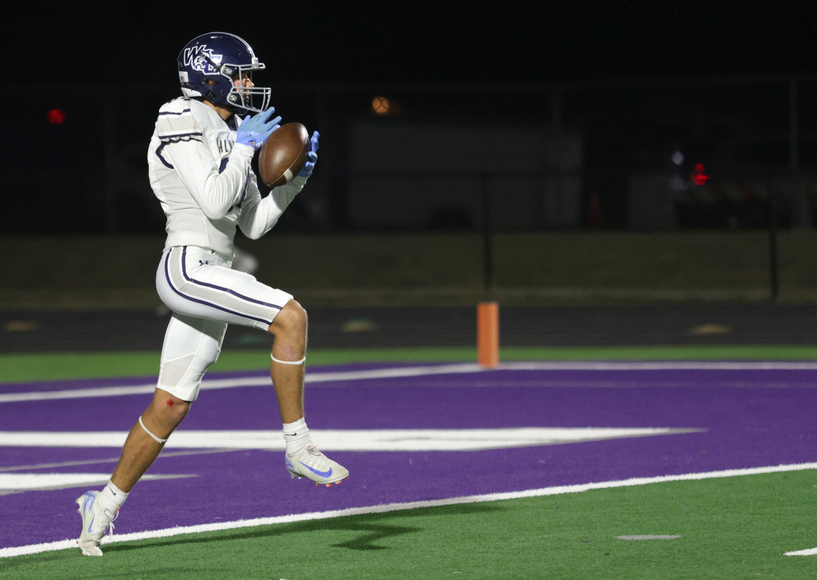 Walnut Grove player #34 Antonie Van Tonder receives a kick during the Prosper Walnut Grove...