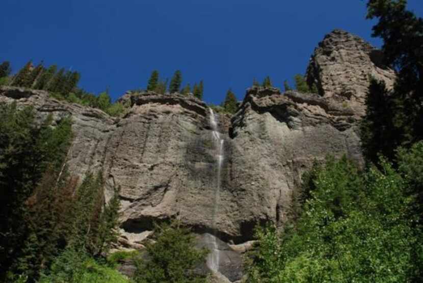 Fourmile Falls is one of the many waterfalls accessible by an easy walk or day hike near...